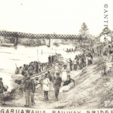 Ngaruawahia Railway Bridge Cup and Saucer.