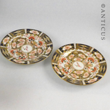 Pair of Derby Plates, Circa 1870.