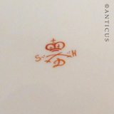 Pair of Derby Plates, Circa 1870.