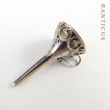 Small Silver Perfume Funnel