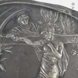 WMF Art Nouveau Wall Plaque.