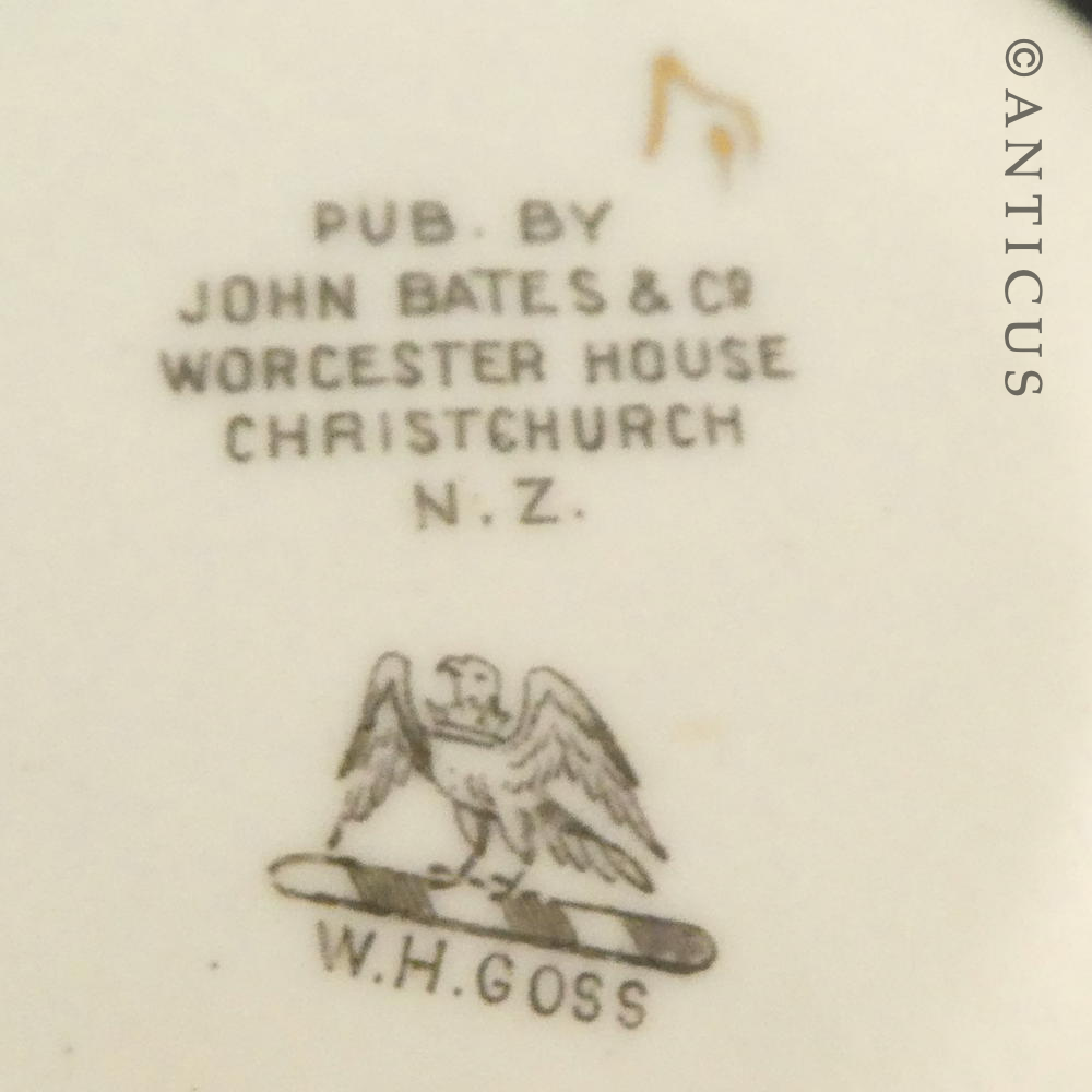 Antique Christchurch Exhibition Dish.