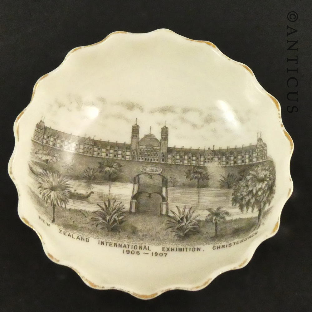Antique Christchurch Exhibition Dish.