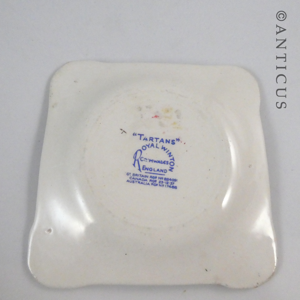 Tartan Royal Winton Plate.