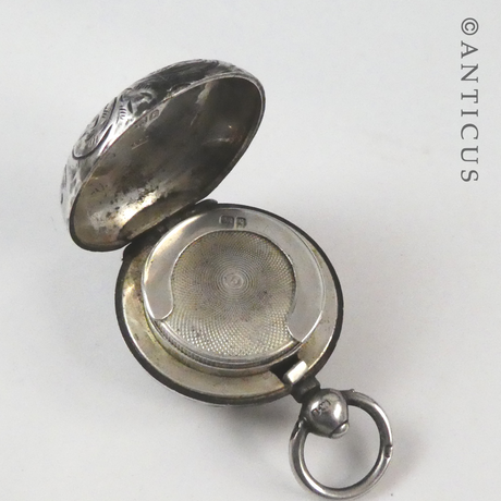 Sterling Silver Sovereign Coin Case, 1906.