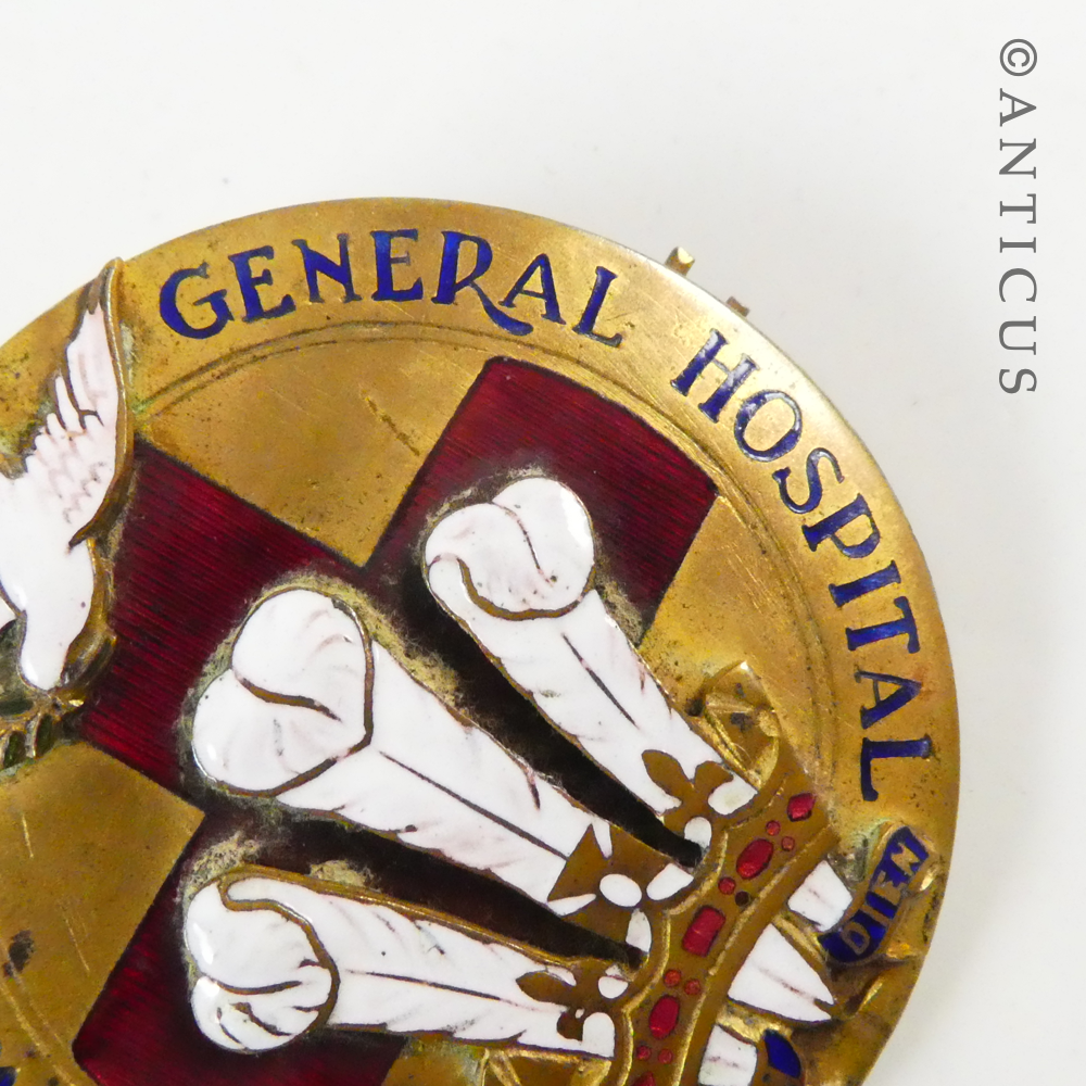Antique Nurses Cloak or Belt Badge