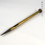 Victorian Brass Grain Sack Tester.