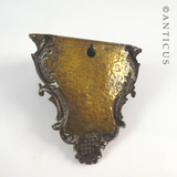 Victorian Small Brass Cupid Wall Bracket