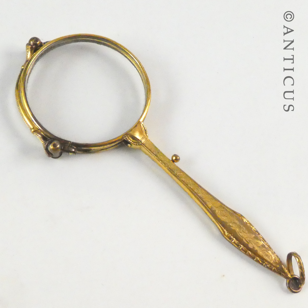 Victorian Antique Lorgnette, Sprung Loaded.
