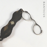 Victorian Tortoiseshell Cased Lorgnette.