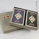 Vintage Playing Cards, Blue Star Port Line.