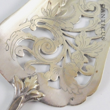 French 19th Century Metal Blanc Cake Lifter.