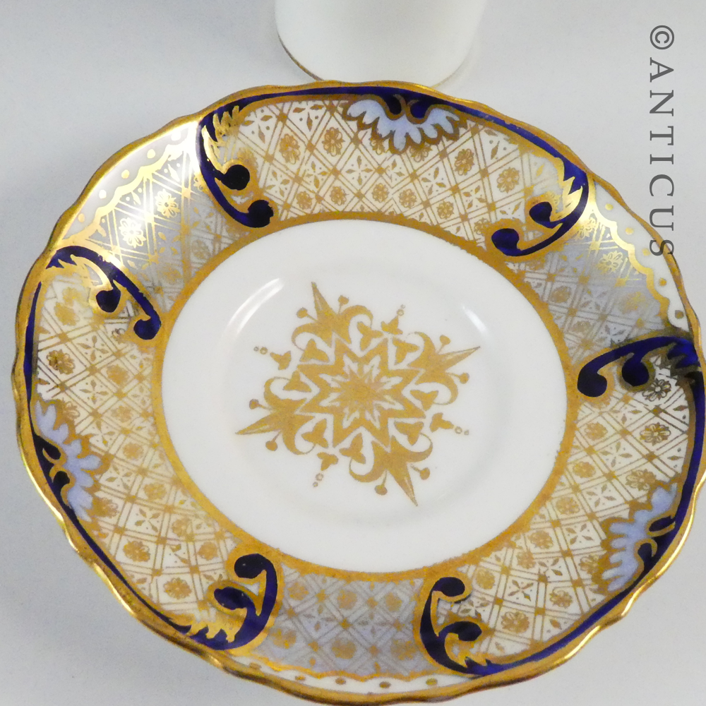 Pretty, Vintage Hammersley Coffee Can and Saucer.