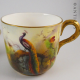 Royal Worcester Signed Cup and Saucer, 1930s.