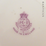 Royal Worcester Signed Cup and Saucer, 1930s.