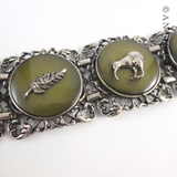 Unusual Vintage New Zealand Themed Bracelet.