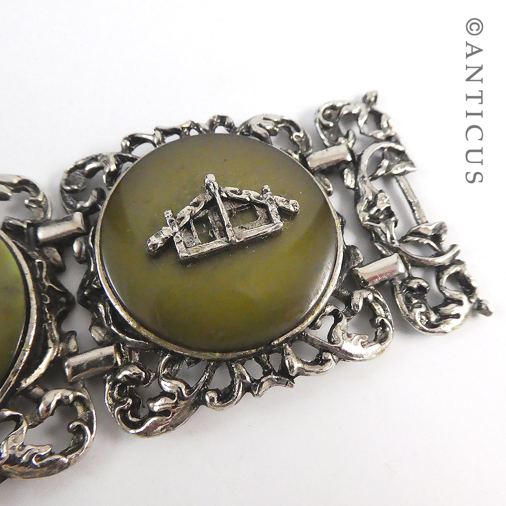 Unusual Vintage New Zealand Themed Bracelet.
