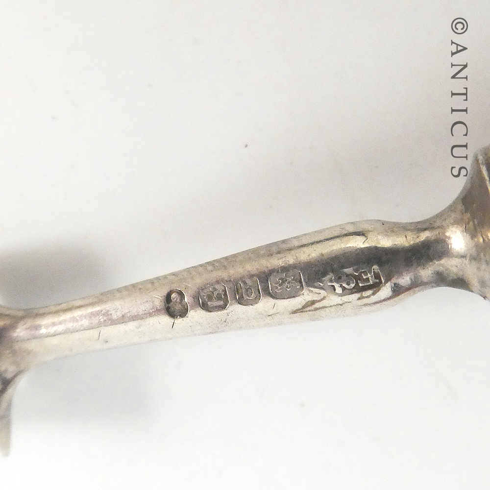 Georgian Period Hardstone-Handled Knife and Fork.