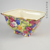All-Over-Chintz Sugar Bowl, Sweet Pea.