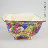 All-Over-Chintz Sugar Bowl, Sweet Pea.