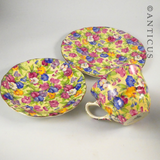 Grimwades Royal Winton Sweet Pea Chintz Pattern Trio.