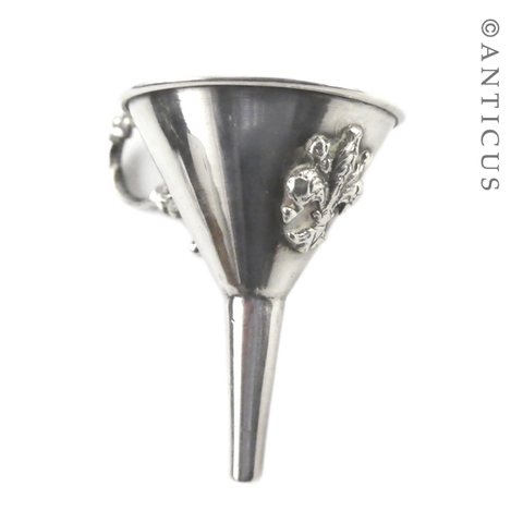 Small Silver Cologne Funnel