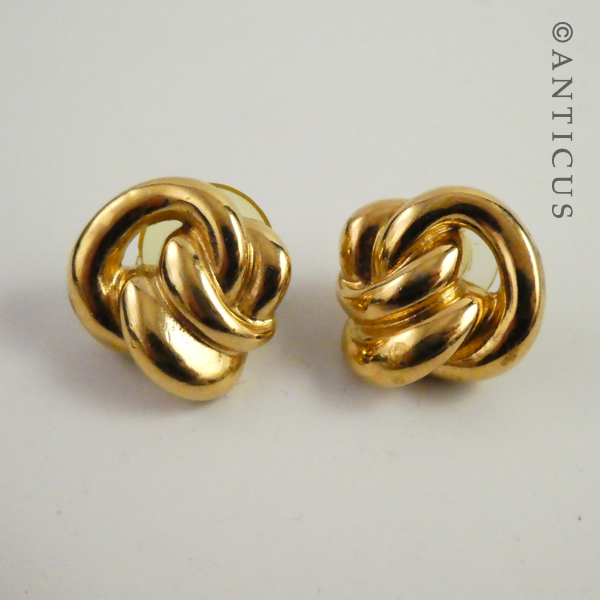 Knot Earrings, Costume.