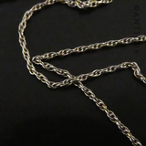 14ct White Gold and Diamond Pearl on Chain.