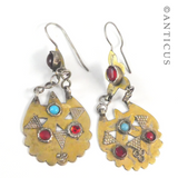 Tribal Style Earrings from Turkistan.