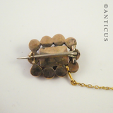 Antique Coral and Gold Brooch.