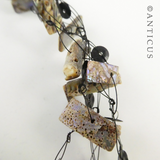 Paua Shell Floating Necklace.
