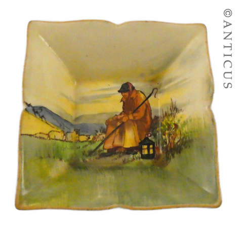 Small Doulton Dish, "The Cotswold Shepherd".
