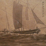 Noel Barraud Watercolour of Fishing Boats.
