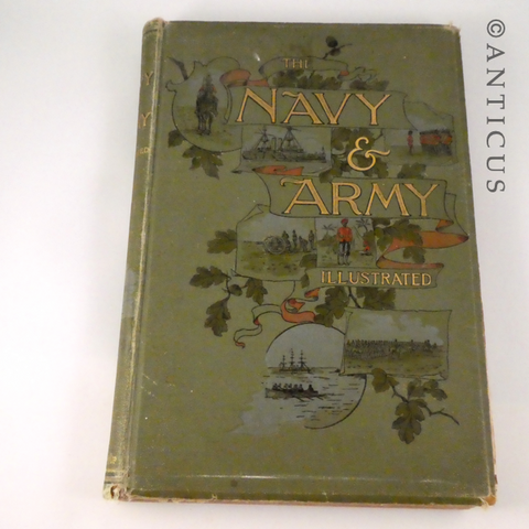 Antique Army and Navy Illustrated Book.