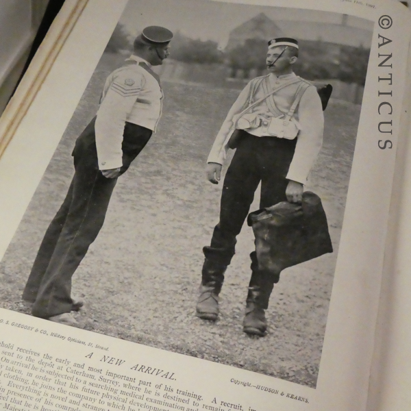 Antique Army and Navy Illustrated Book.