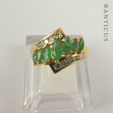 Gold, Diamond and Emerald Ring.