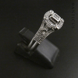 Art Deco-Style Diamond Ring.
