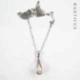 Pearl in Cage Silver Pendant.