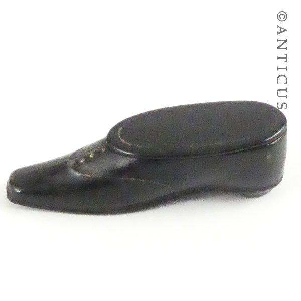19th Century Shoe Snuff Box