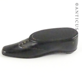 19th Century Shoe Snuff Box