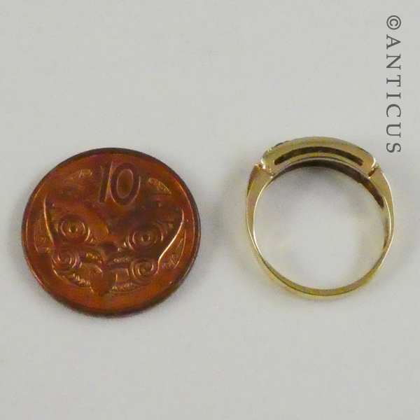 18ct Gold, Sapphire and Diamond Ring.