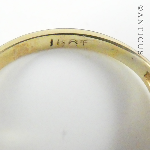18ct Gold, Sapphire and Diamond Ring.