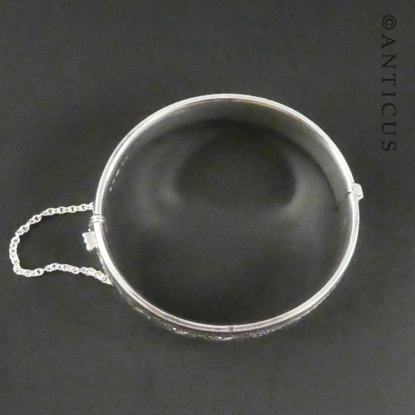 Sterling Silver Snap Bangle
