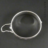 Sterling Silver Snap Bangle