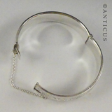 Sterling Silver Snap Bangle
