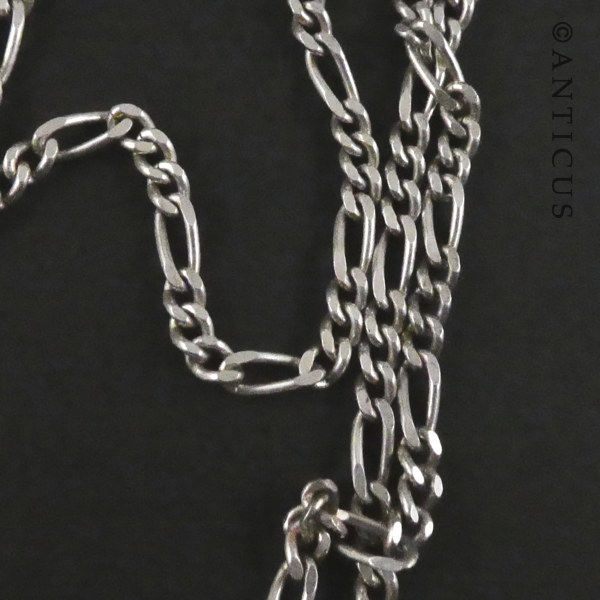 Handmade Silver and Opal Pendant on Chain.