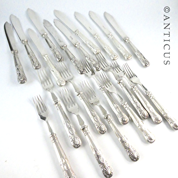 Kings Pattern 20 Piece Fish Set.