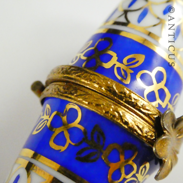 French Limoges Porcelain Thimble Holder.