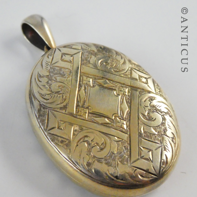 Antique Gilded and Decorated Locket.