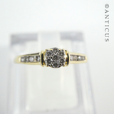 Gold and Diamond Cluster Ring.